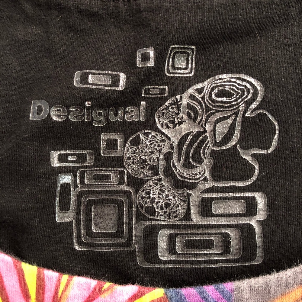 ❌Sold!❌ Desigual Floral Knit Mini Dress Size Small - Picture 10 of 10